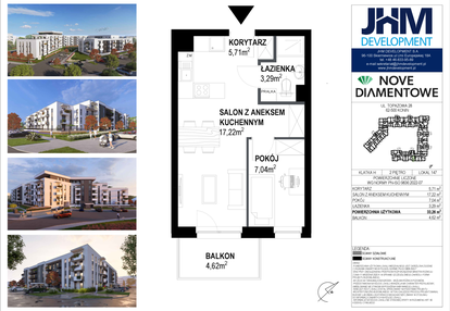 Mieszkanie w inwestycji: Nove Diamentowe