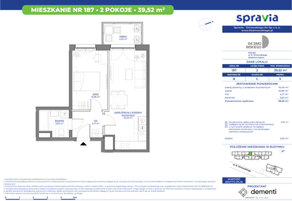 Mieszkanie w inwestycji: 64 Dmowskiego