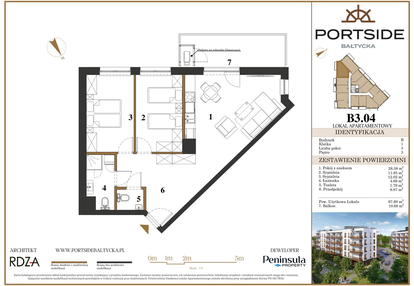 Mieszkanie w inwestycji: Portside Bałtycka