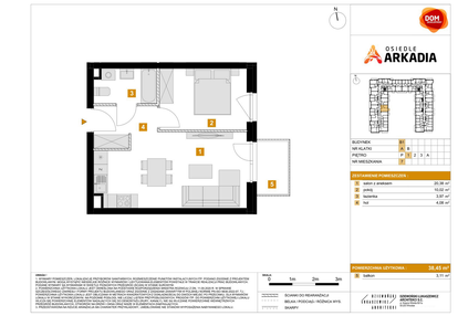 Mieszkanie w inwestycji: Osiedle Arkadia etap 2
