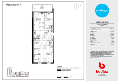 Mieszkanie w inwestycji: Enklawa Apartamenty Z3