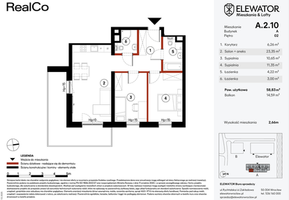 Mieszkanie w inwestycji: Elewator - Mieszkania i Lofty