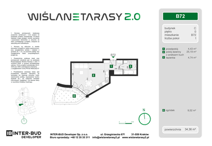 Mieszkanie w inwestycji: Wiślane Tarasy 2.0 budynek C