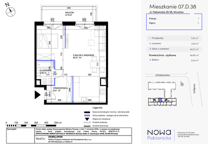 Mieszkanie w inwestycji: Nowa Pabianicka