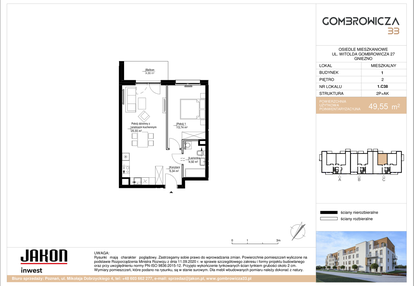 Mieszkanie w inwestycji: Gombrowicza 33