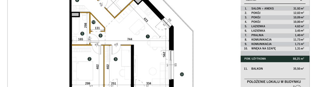 Mieszkanie w inwestycji: Ogrody Staszica