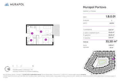 Mieszkanie w inwestycji: Murapol Portovo etap II