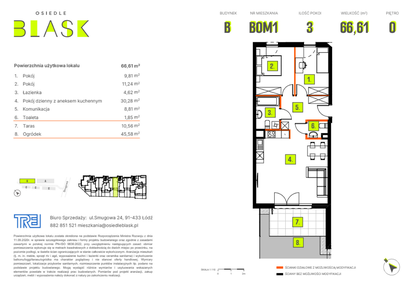 Mieszkanie w inwestycji: Osiedle BLASK - Etap I