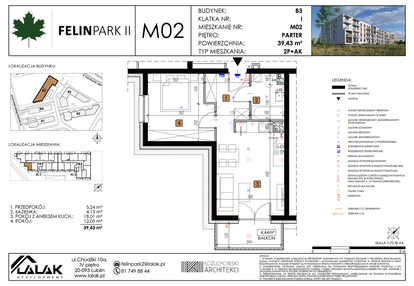 Mieszkanie w inwestycji: Felin Park II etap 2