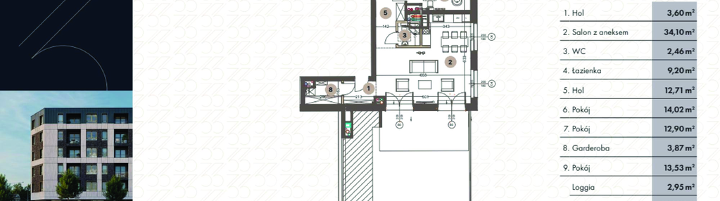 Mieszkanie w inwestycji: Kopcińskiego 33