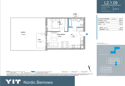 Mieszkanie w inwestycji: Nordic Bemowo - etap III