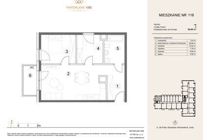 Mieszkanie w inwestycji: Waterlane Vibe