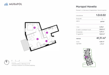 Mieszkanie w inwestycji: Murapol Havelia