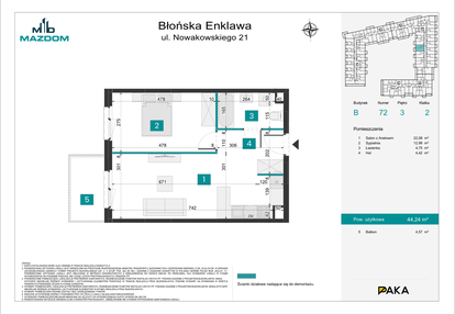 Mieszkanie w inwestycji: Błońska Enklawa