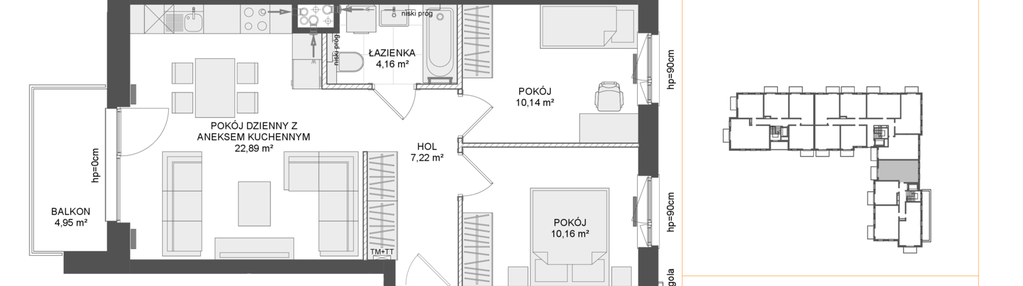 Mieszkanie w inwestycji: Osiedle Przy Błoniach 3 etap III