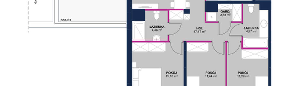 Mieszkanie w inwestycji: Moja Północna Etap III