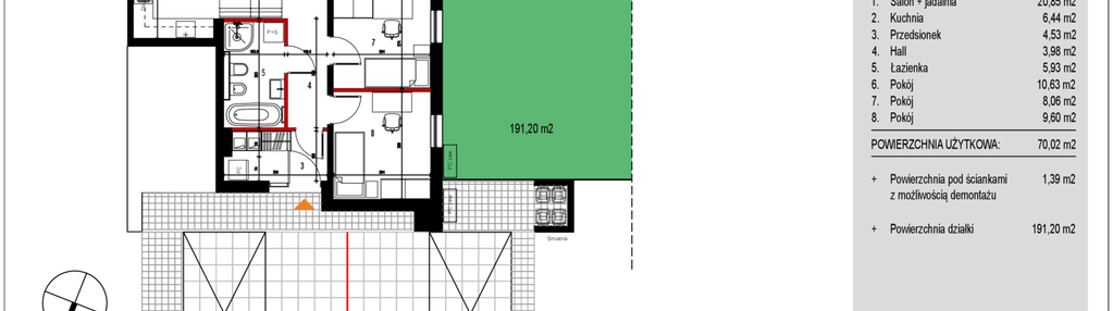 Mieszkanie w inwestycji: Przystań Młynek