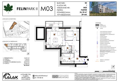 Mieszkanie w inwestycji: Felin Park II etap 2