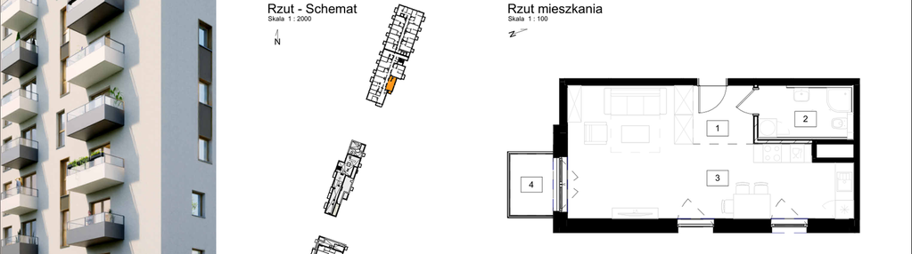 Mieszkanie w inwestycji: Osiedle Kochanowskiego - Gliwice