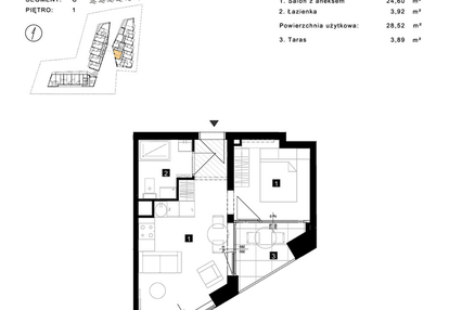 Mieszkanie w inwestycji: Cisha Apartamenty Dziwnów
