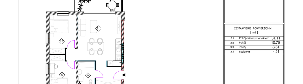 Mieszkanie w inwestycji: Osiedle Barczewski Dwór etap III