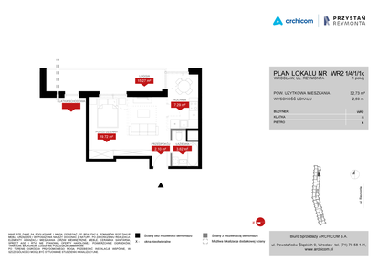 Mieszkanie w inwestycji: Przystań Reymonta