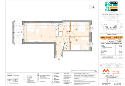 Mieszkanie w inwestycji: Sokratesa 11a