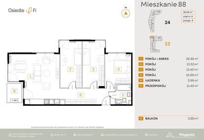 Mieszkanie w inwestycji: Osiedle Fi bud. 22, 24