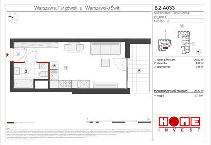 Mieszkanie w inwestycji: Warszawski Świt etap IX