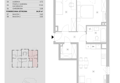 Mieszkanie w inwestycji: ATAL Bronowice