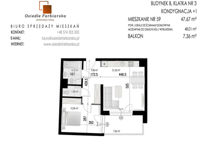 Mieszkanie w inwestycji: Osiedle Farbiarska II