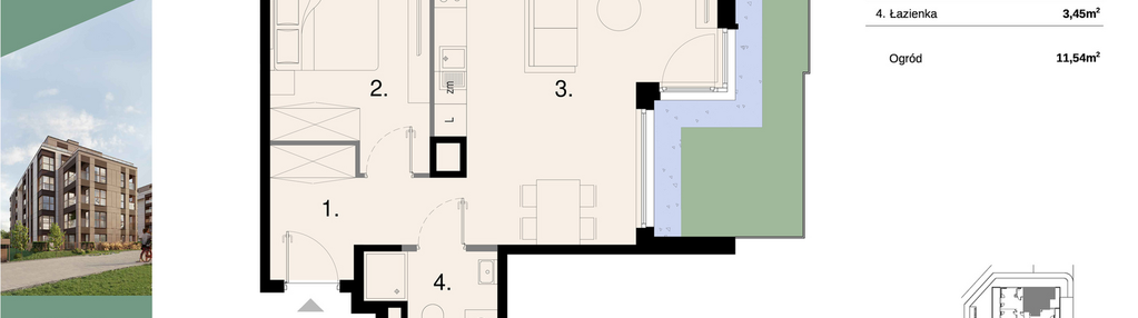Mieszkanie w inwestycji: Dzielnica Trust