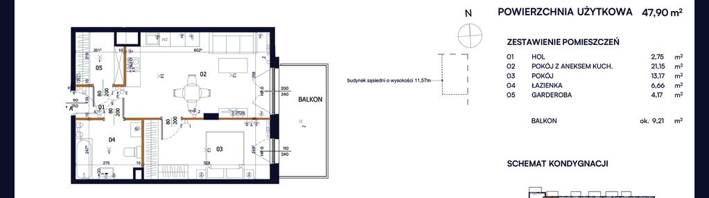 Mieszkanie w inwestycji: Kacpury Residence