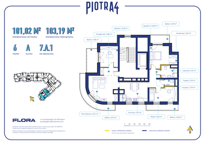 Mieszkanie w inwestycji: Piotra 4