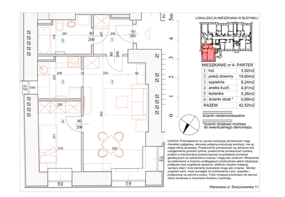 Mieszkanie w inwestycji: Skaryszewska 11