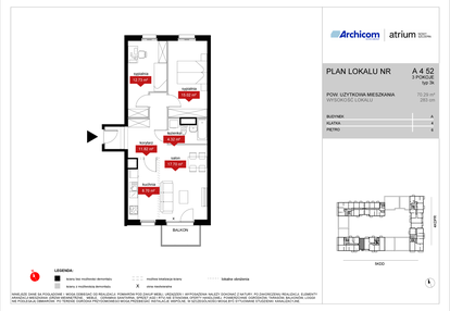 Mieszkanie w inwestycji: Atrium - Nowy Szczepin