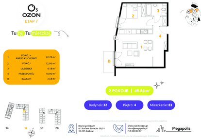 Mieszkanie w inwestycji: Osiedle Ozon etap VII