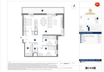 Mieszkanie w inwestycji: Apartamenty Park Matecznego Etap 1