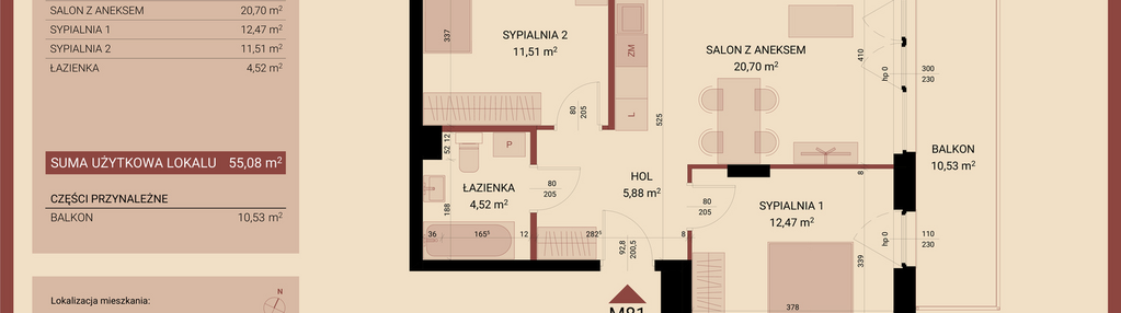 Mieszkanie w inwestycji: Artepolis