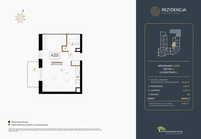 Mieszkanie w inwestycji: Rezydencja Śródmiejska