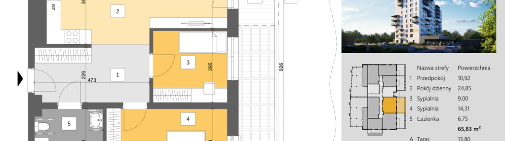 Mieszkanie w inwestycji: Dworzysko Park - Etap III