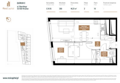 Mieszkanie w inwestycji: Quorum Apartments