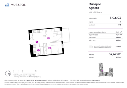 Mieszkanie w inwestycji: Murapol Agosto