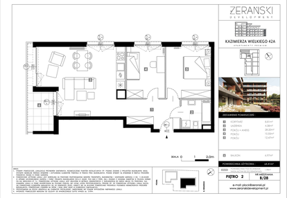 Mieszkanie w inwestycji: Kazimierza Wielkiego 42A etap II