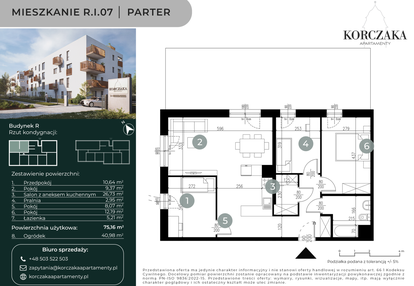 Mieszkanie w inwestycji: Korczaka Apartamenty