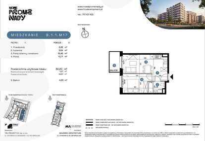 Mieszkanie w inwestycji: Nowe Promenady etap II