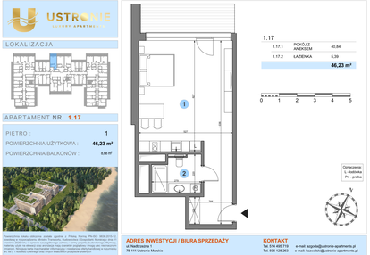 Mieszkanie w inwestycji: Ustronie Luxury Apartments