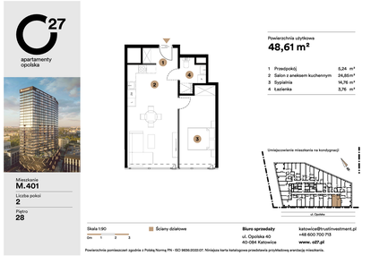 Mieszkanie w inwestycji: O27 Apartamenty Opolska