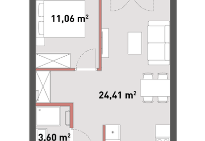 Mieszkanie w inwestycji: Żelazna 54