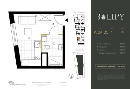 Mieszkanie w inwestycji: 3 lipy